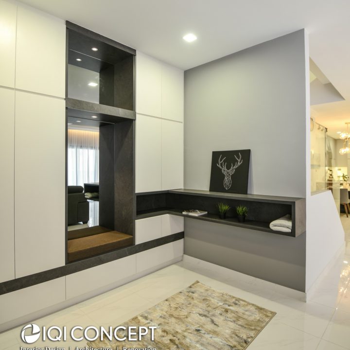 modern contemporary foyer