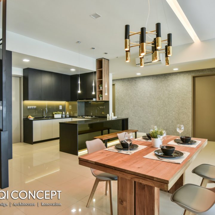 modern kitchen dining design