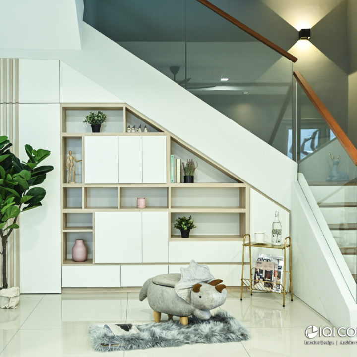 cabinet storage under stairs