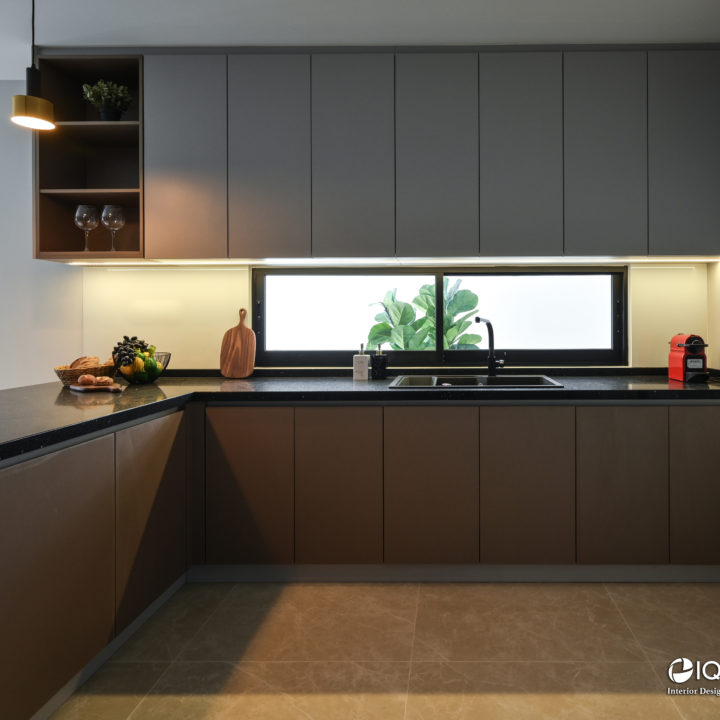 modern minimalist dry kitchen