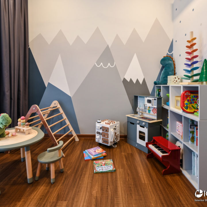 Modern Industrial Play Room