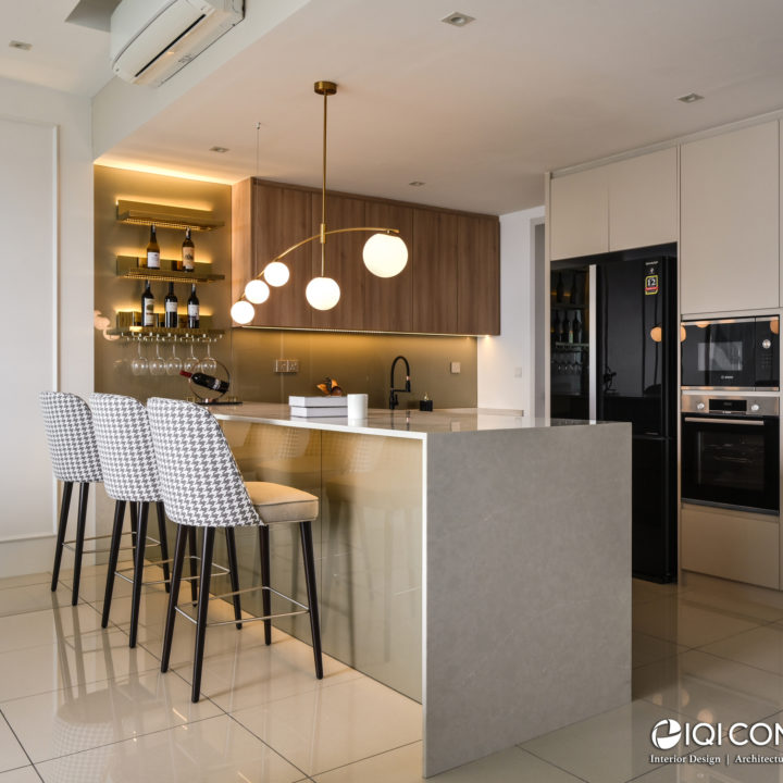 condo kitchen island design