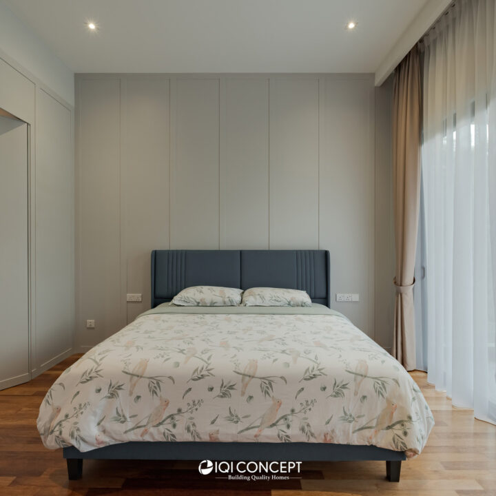 master bedroom modern farmhouse