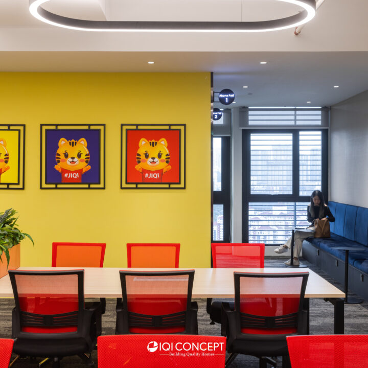 colourful co-working space design